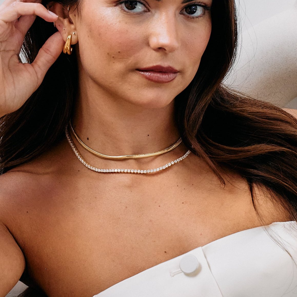 14K Gold Aurelia Tennis Layering Set