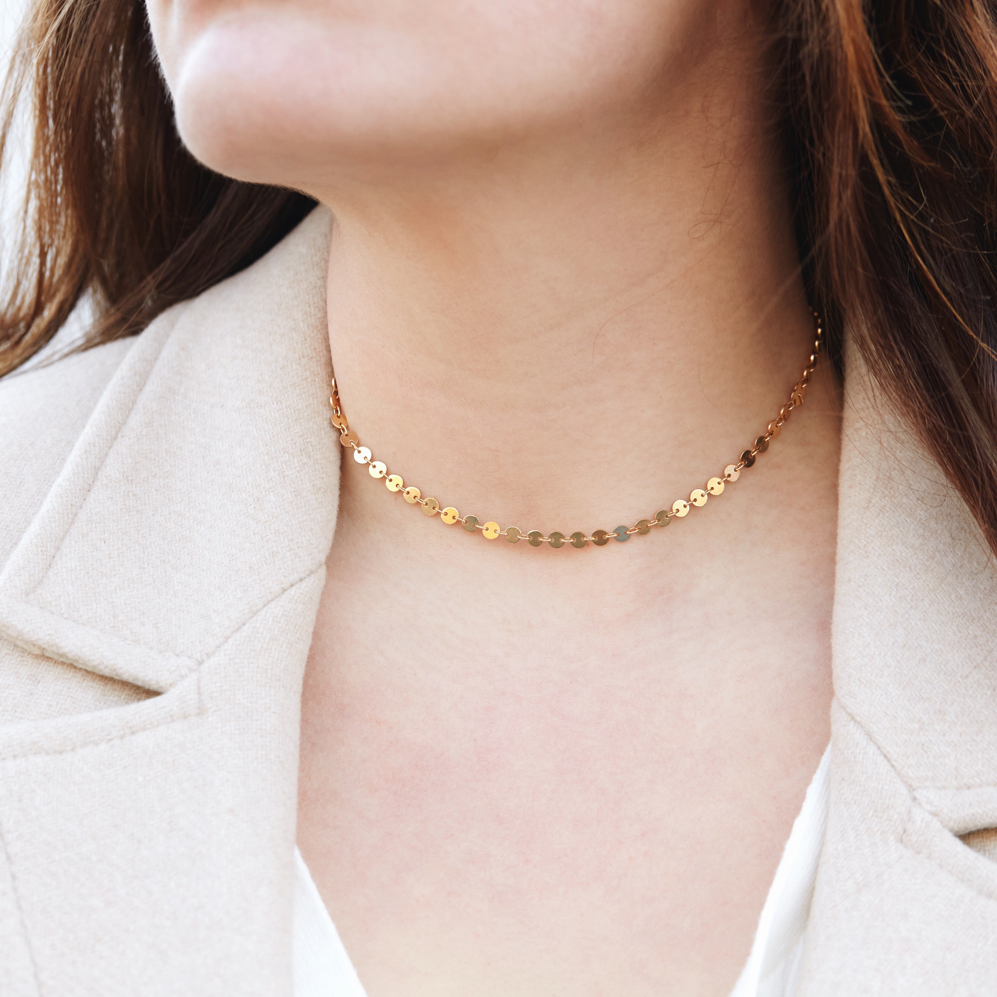 14K Gold Aurelia Choker
