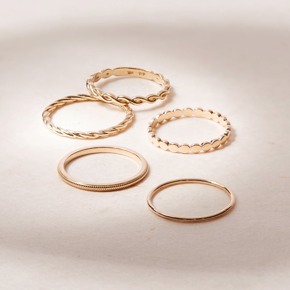 14K Gold Amaris Bold Band Ring