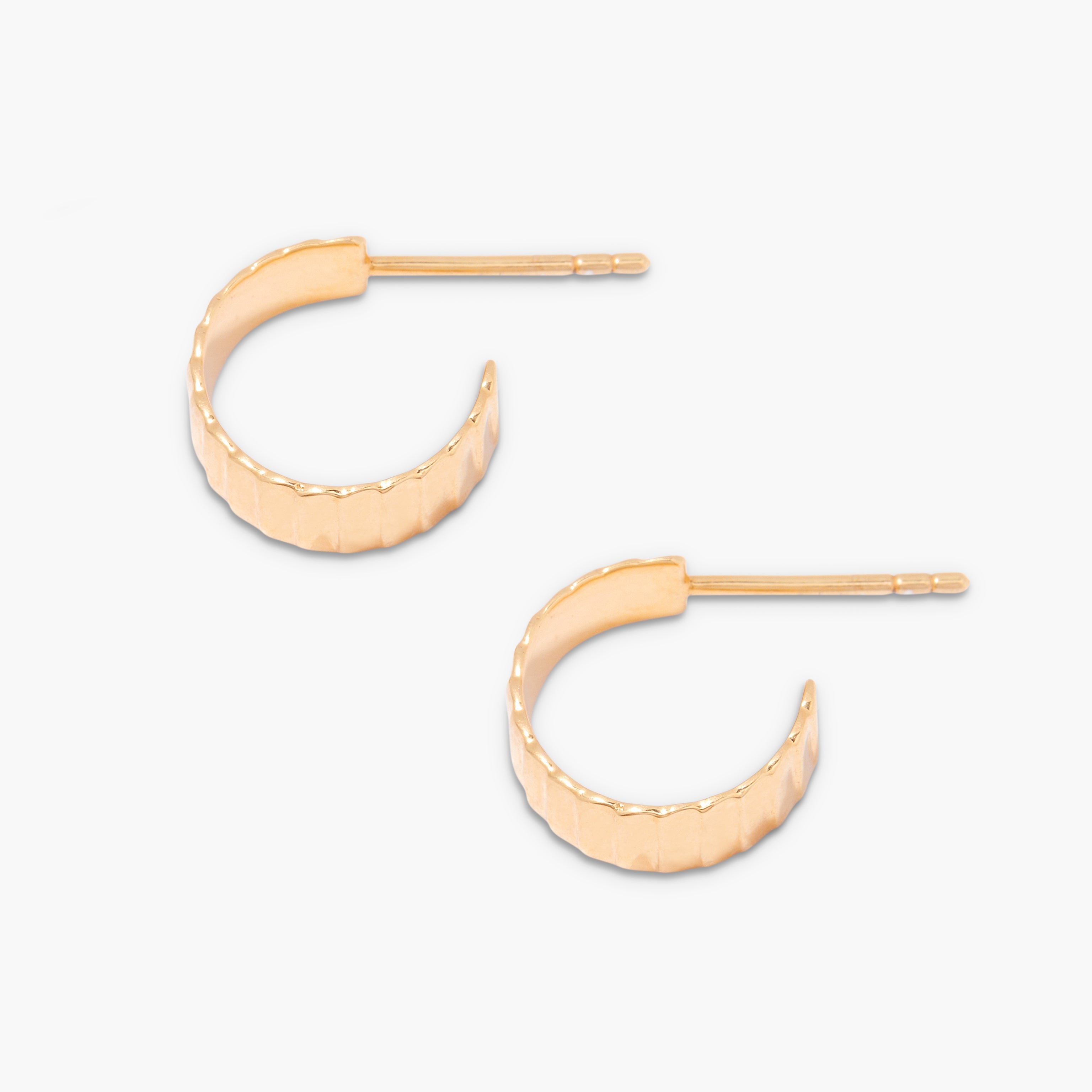 14K Gold Solara Luxe Hoops