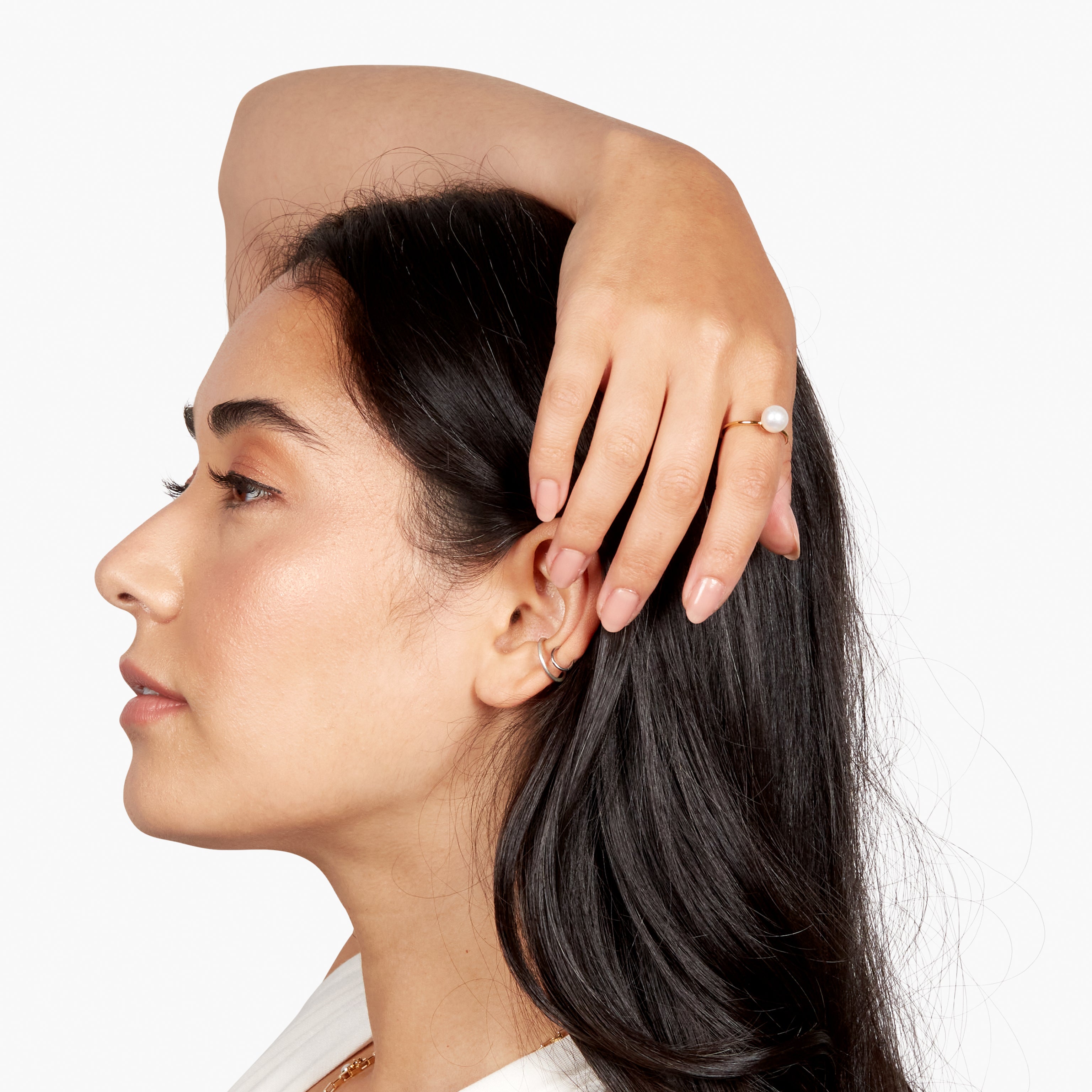 14K Gold Luna Pearl Ring