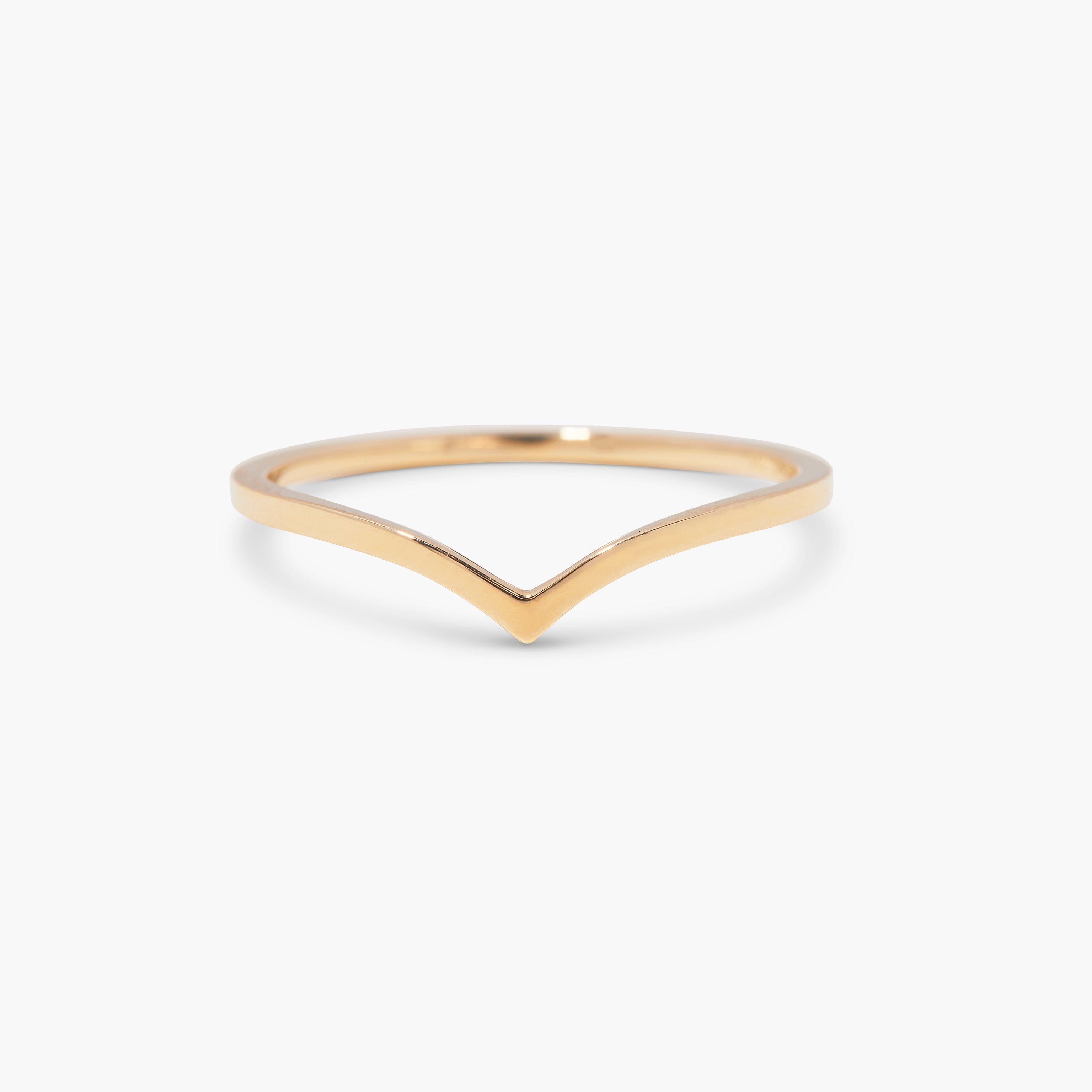 14K Gold Aureline Slim Band Ring
