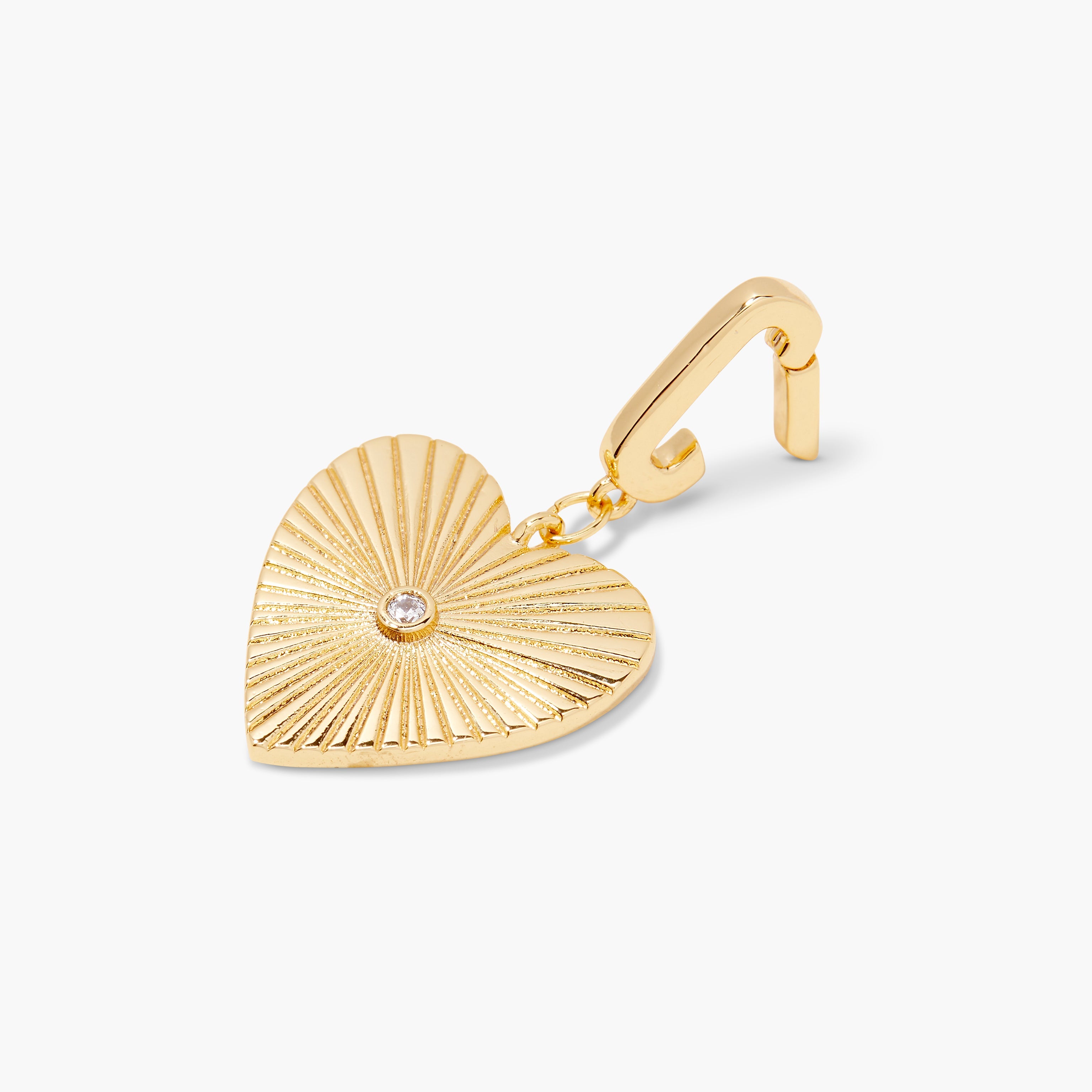 14K Gold Amara Heart Charm