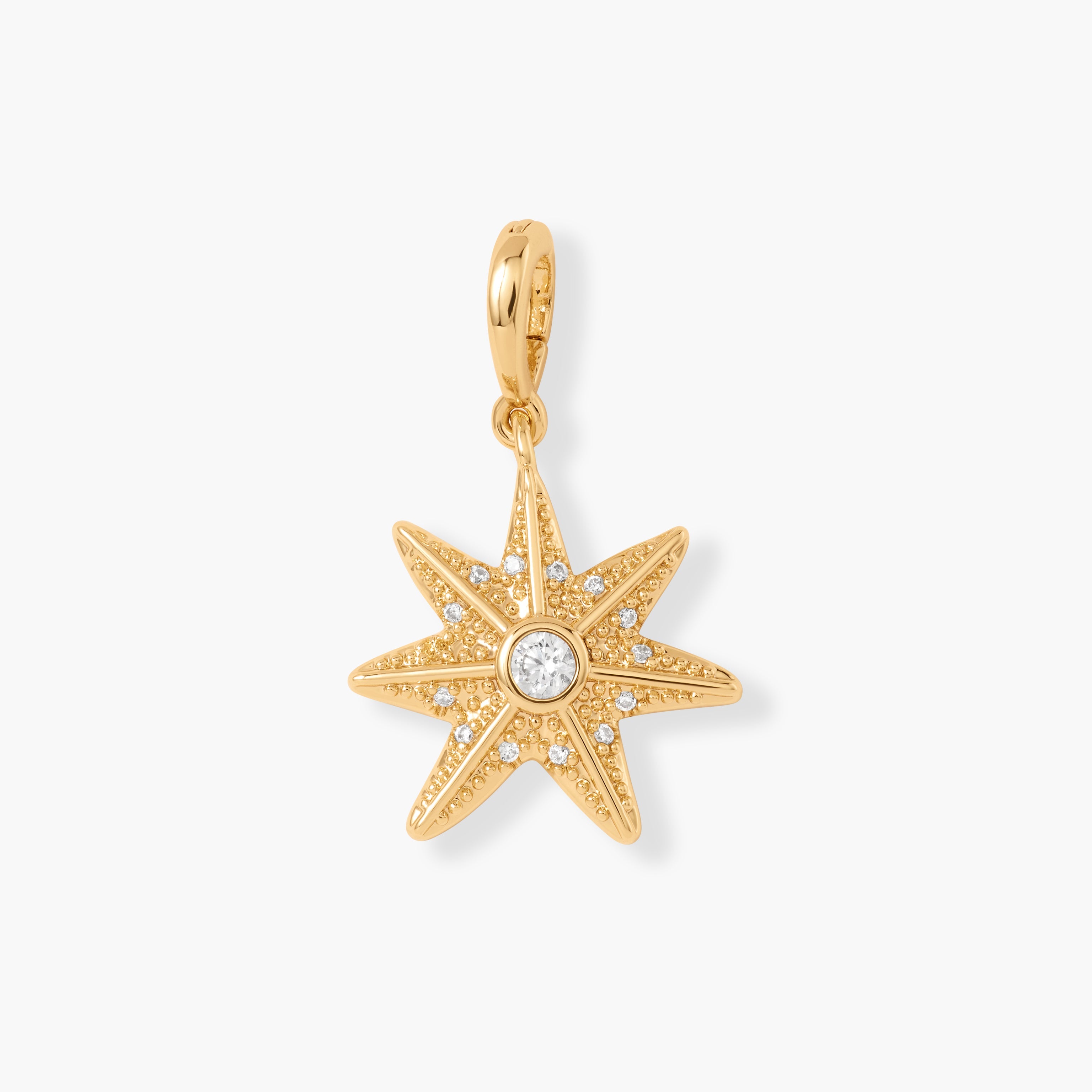 14K Gold Celeste Star Charm