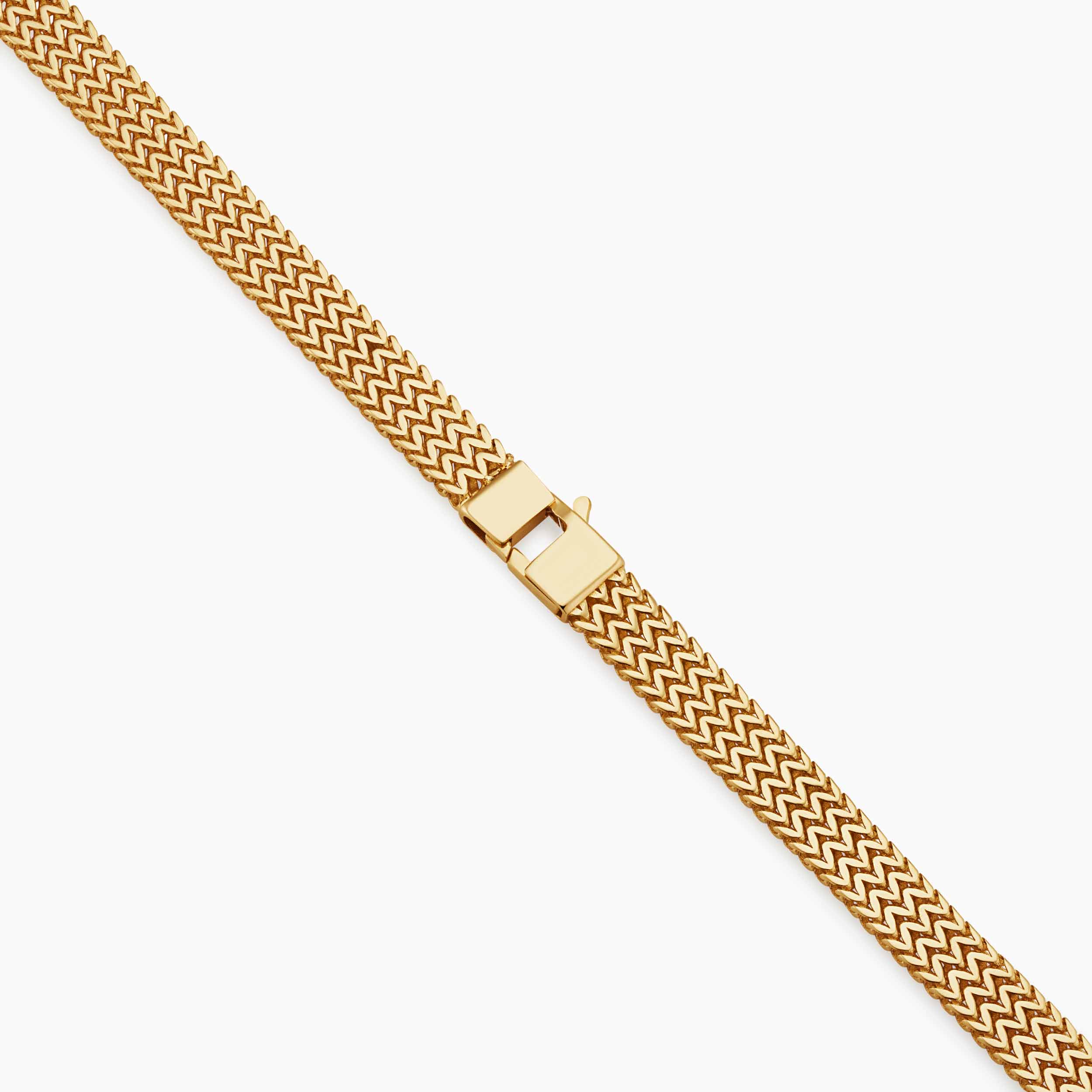 10K Gold Chevron Link Bracelet