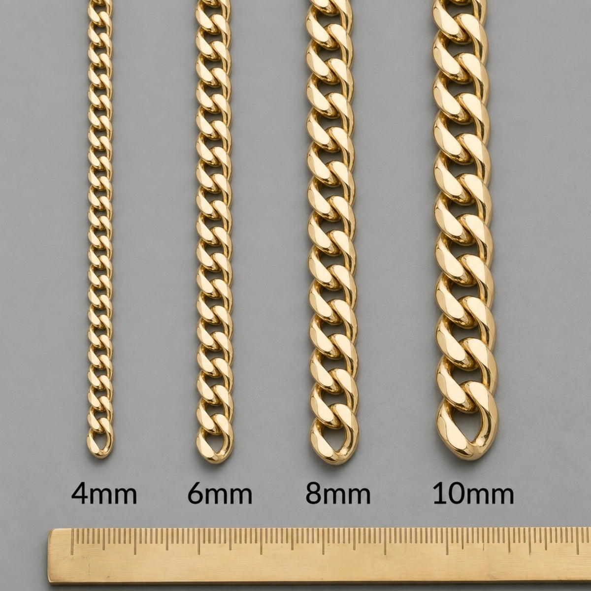 14K Gold Solid Handcrafted Cuban Link Bracelet