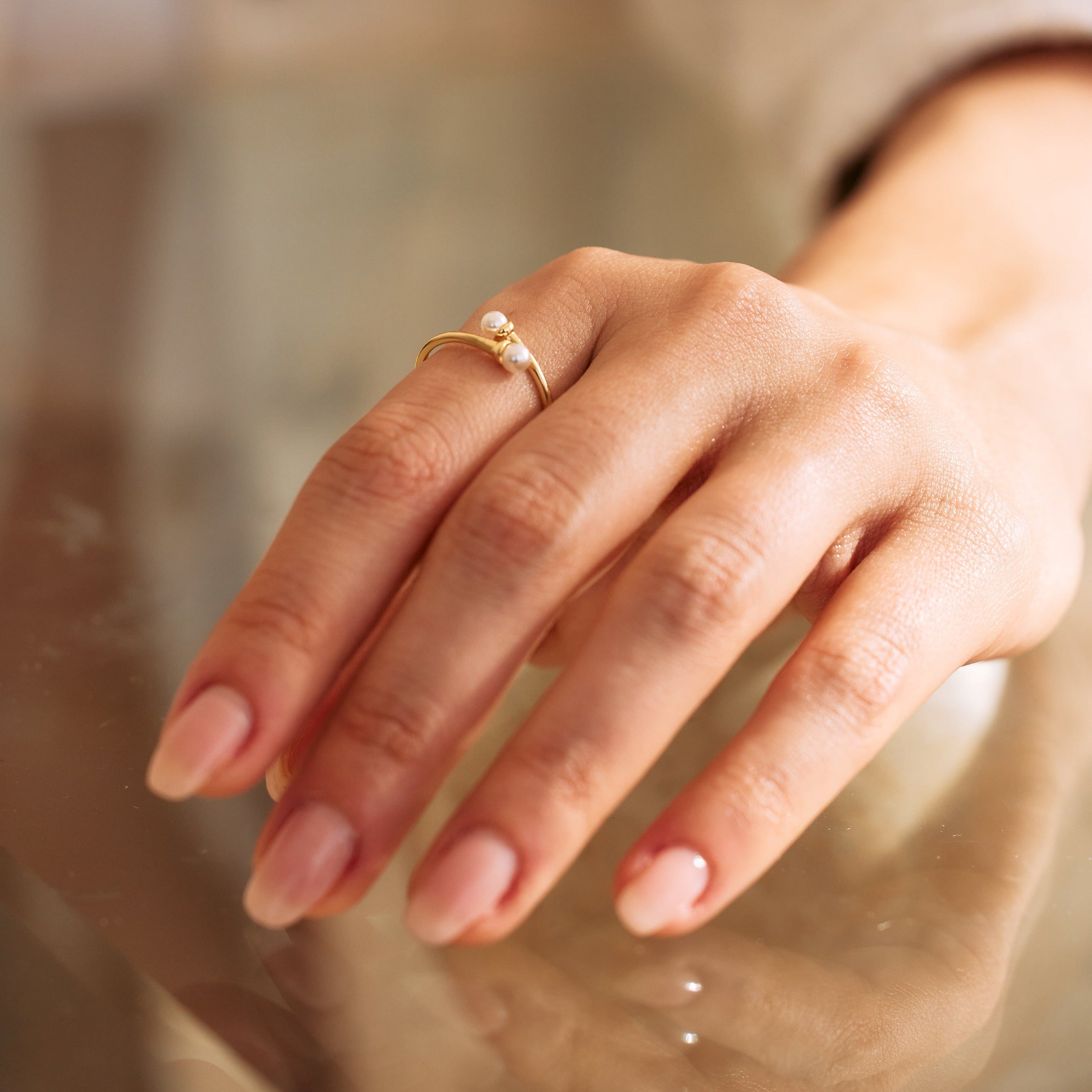 14K Gold Amara Pearl Ring