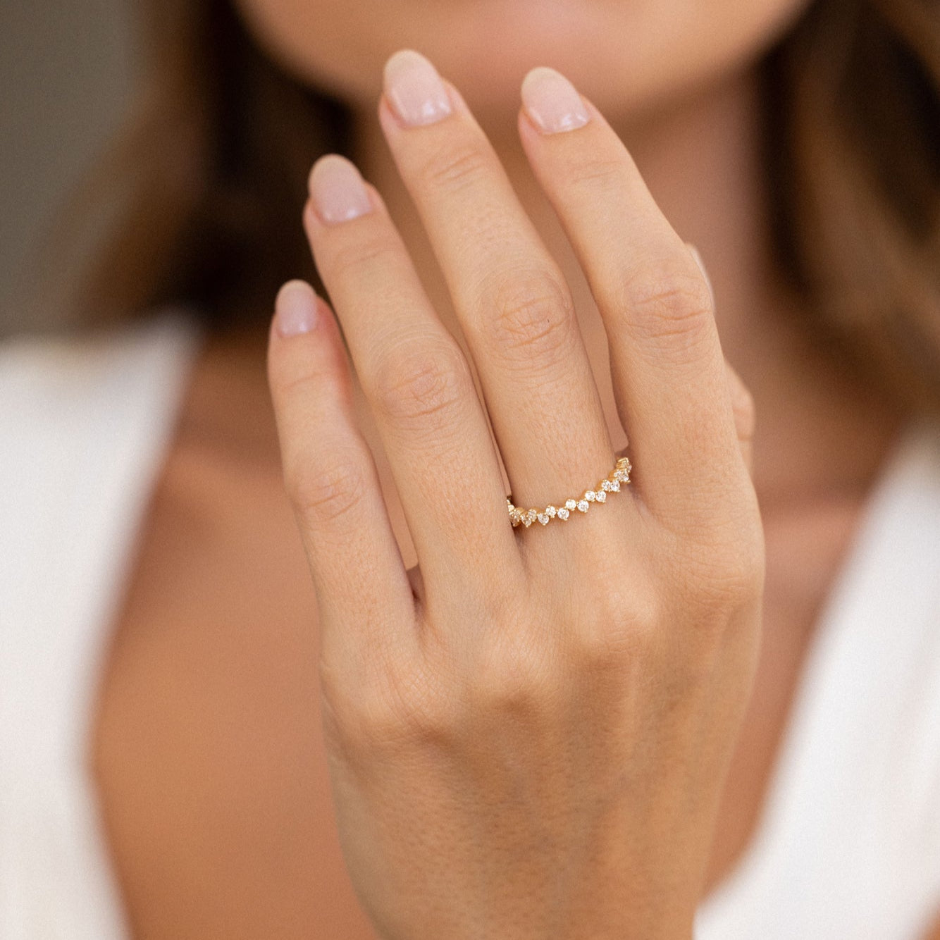 14K Gold Liora Diamond Ring