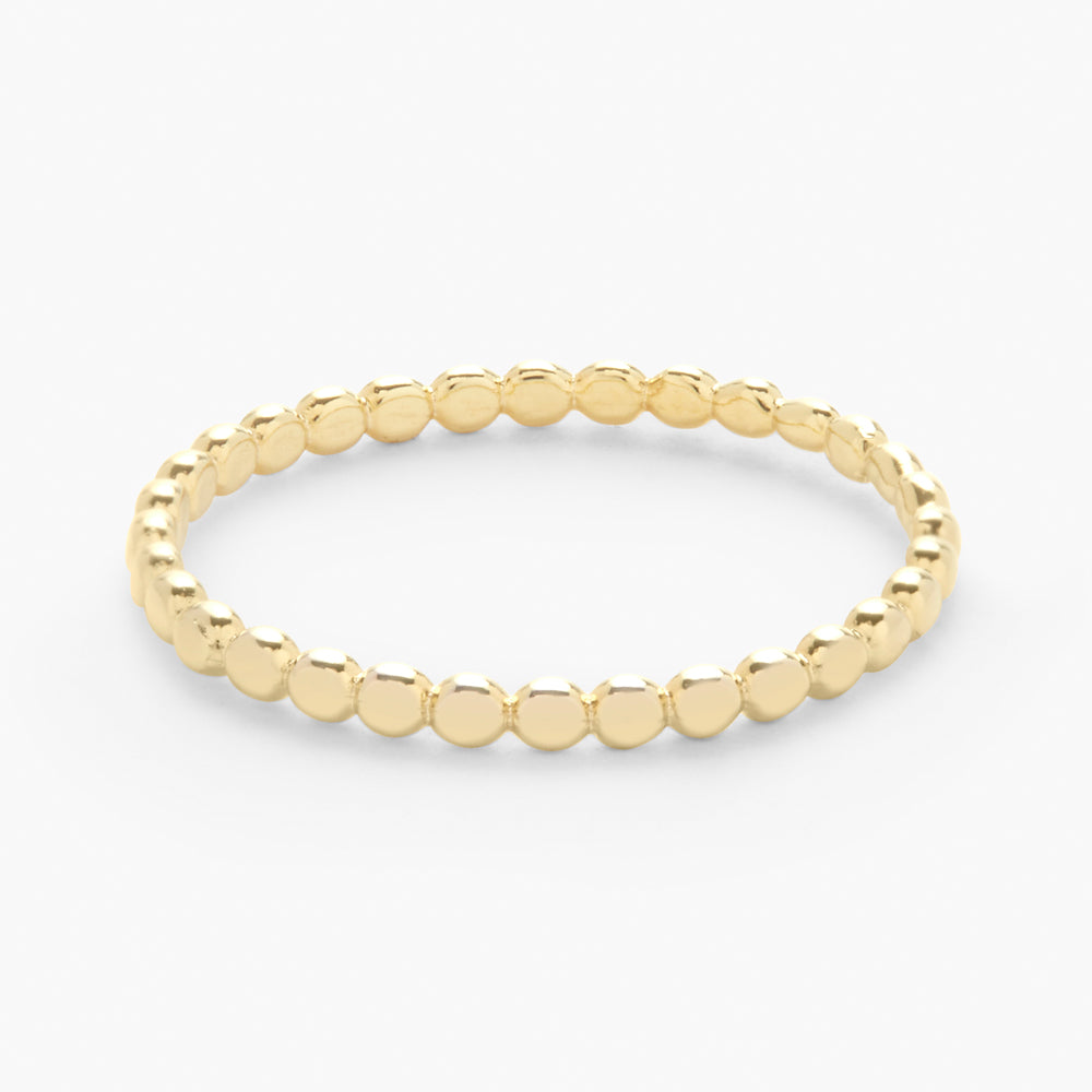 14K Gold Elaina Beaded Ring