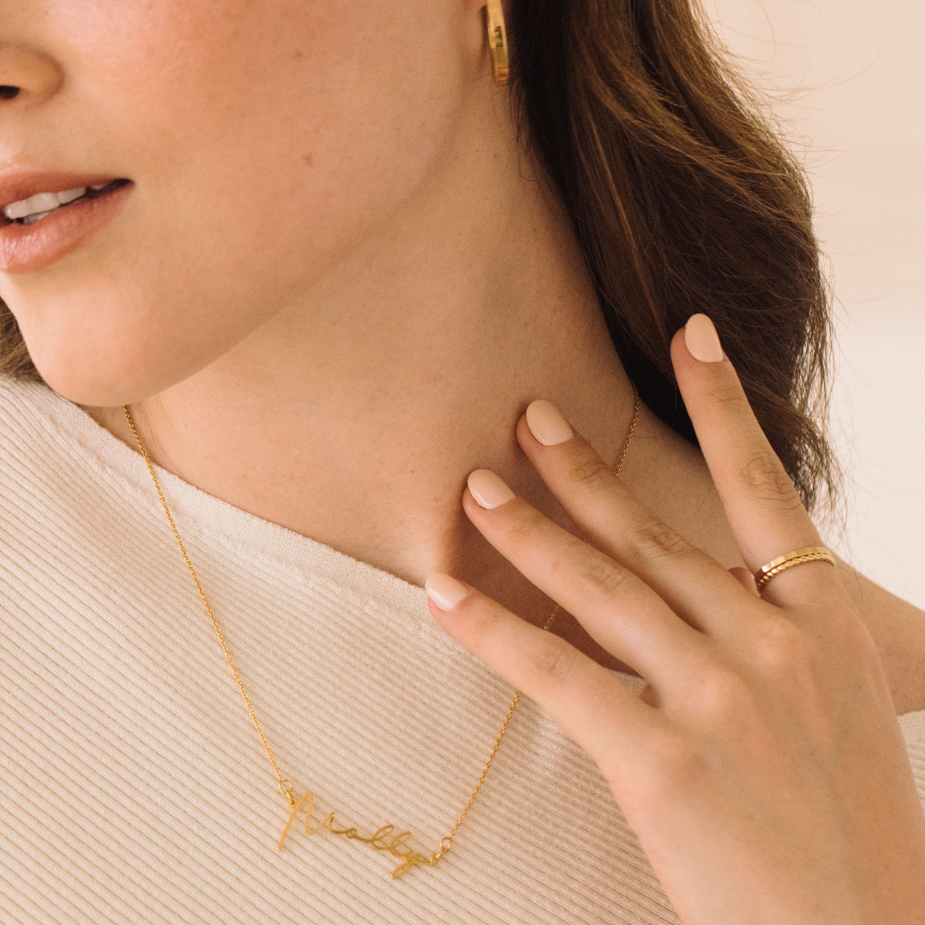 14K Gold Elaina Beaded Ring