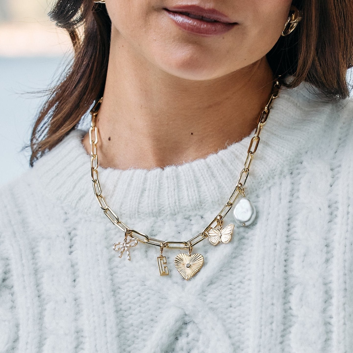 14K Gold Elara Butterfly Charm