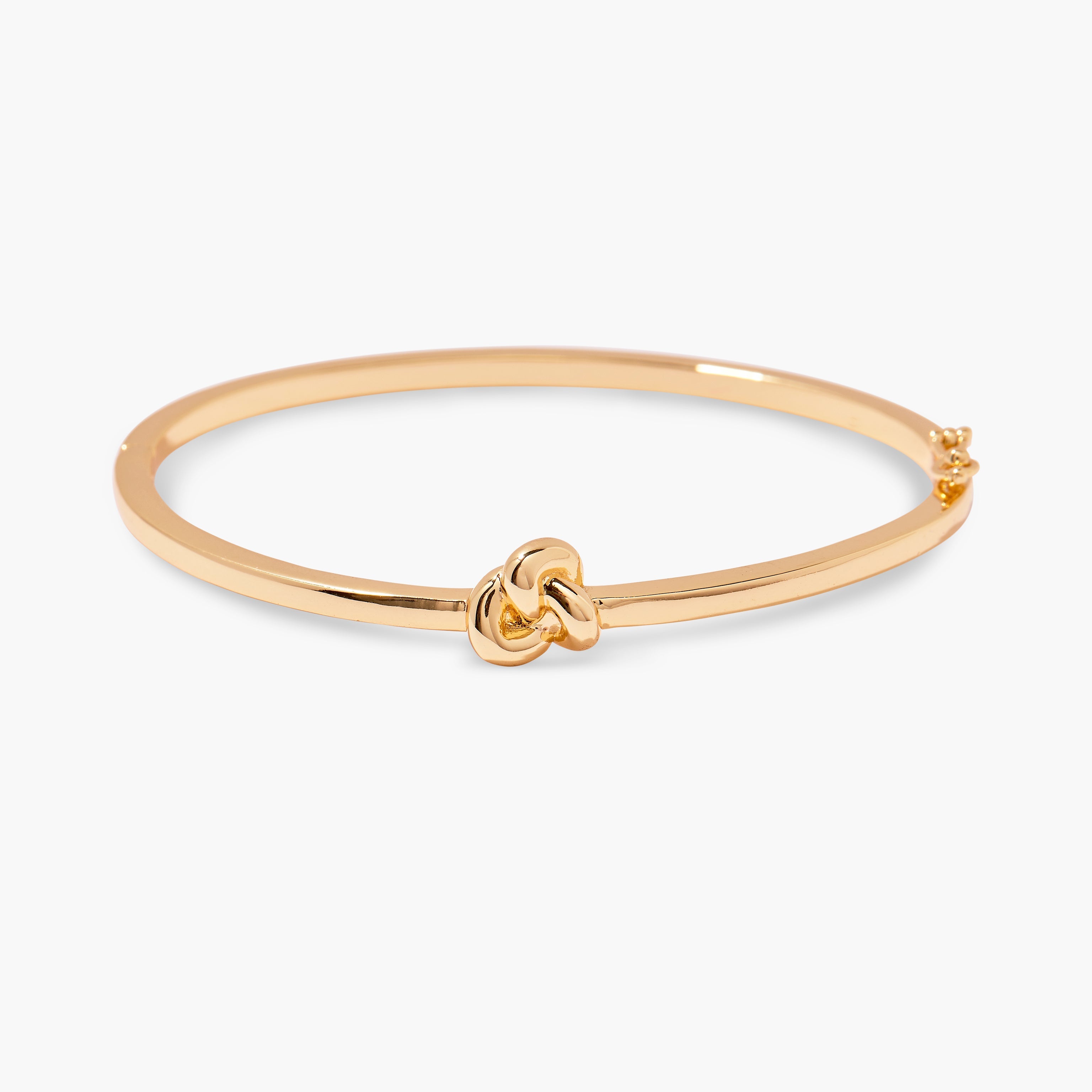 14K Gold Everly Knot Bangle
