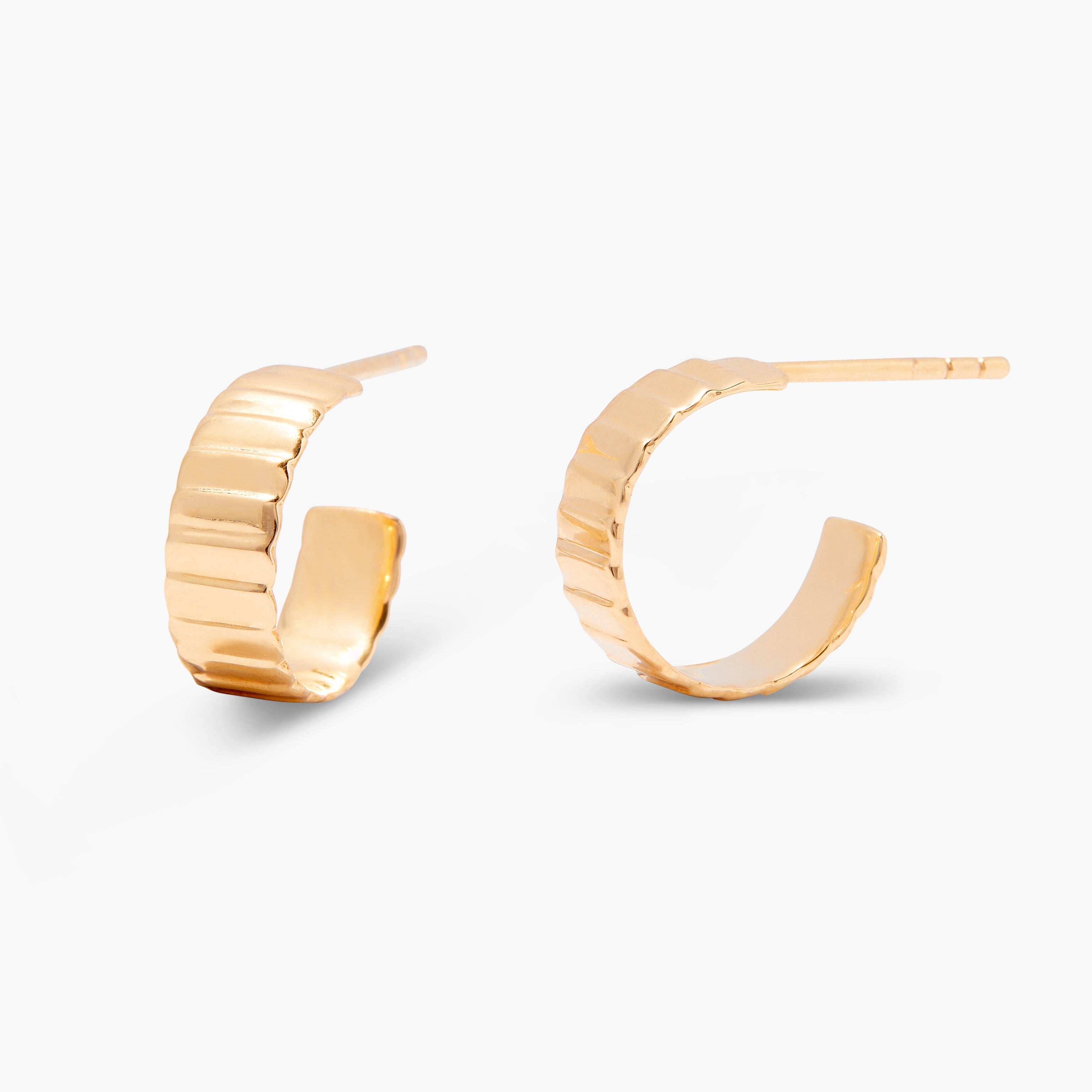 14K Gold Solara Luxe Hoops