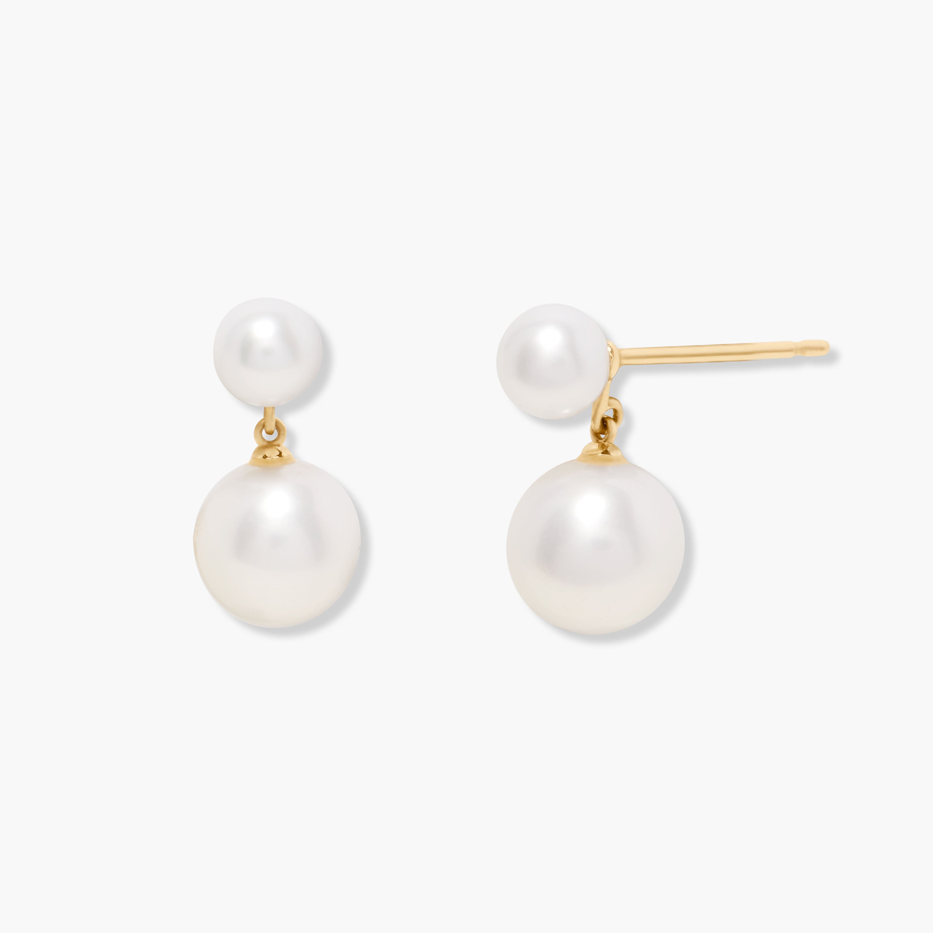 14K Gold Aurelle Pearl Earrings