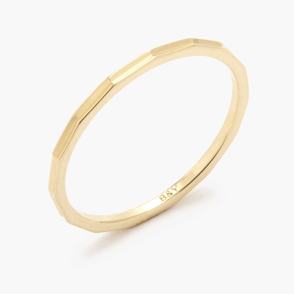 14K Gold Éclat Fine Band Ring