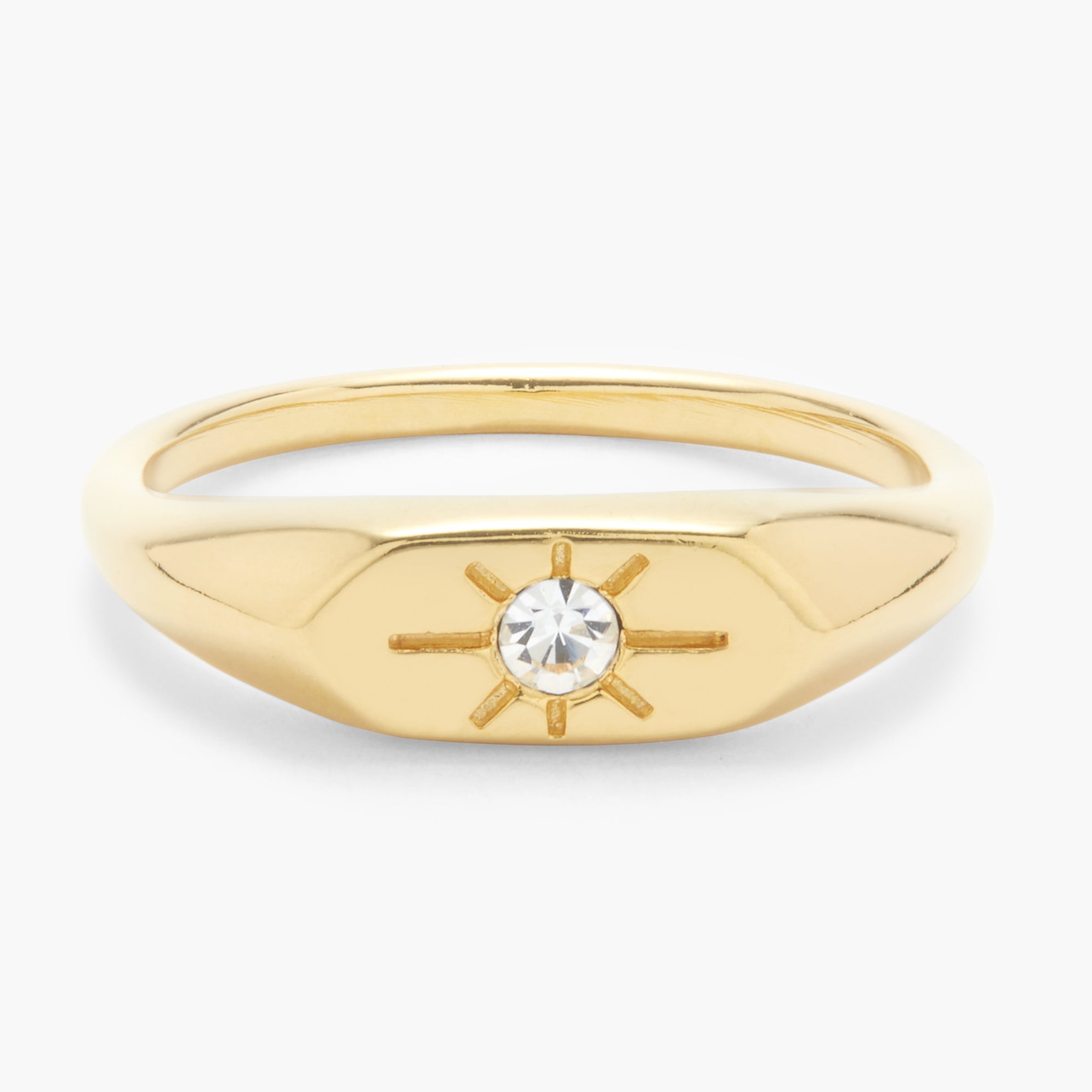 14K Gold Aurelle Crystal Ring