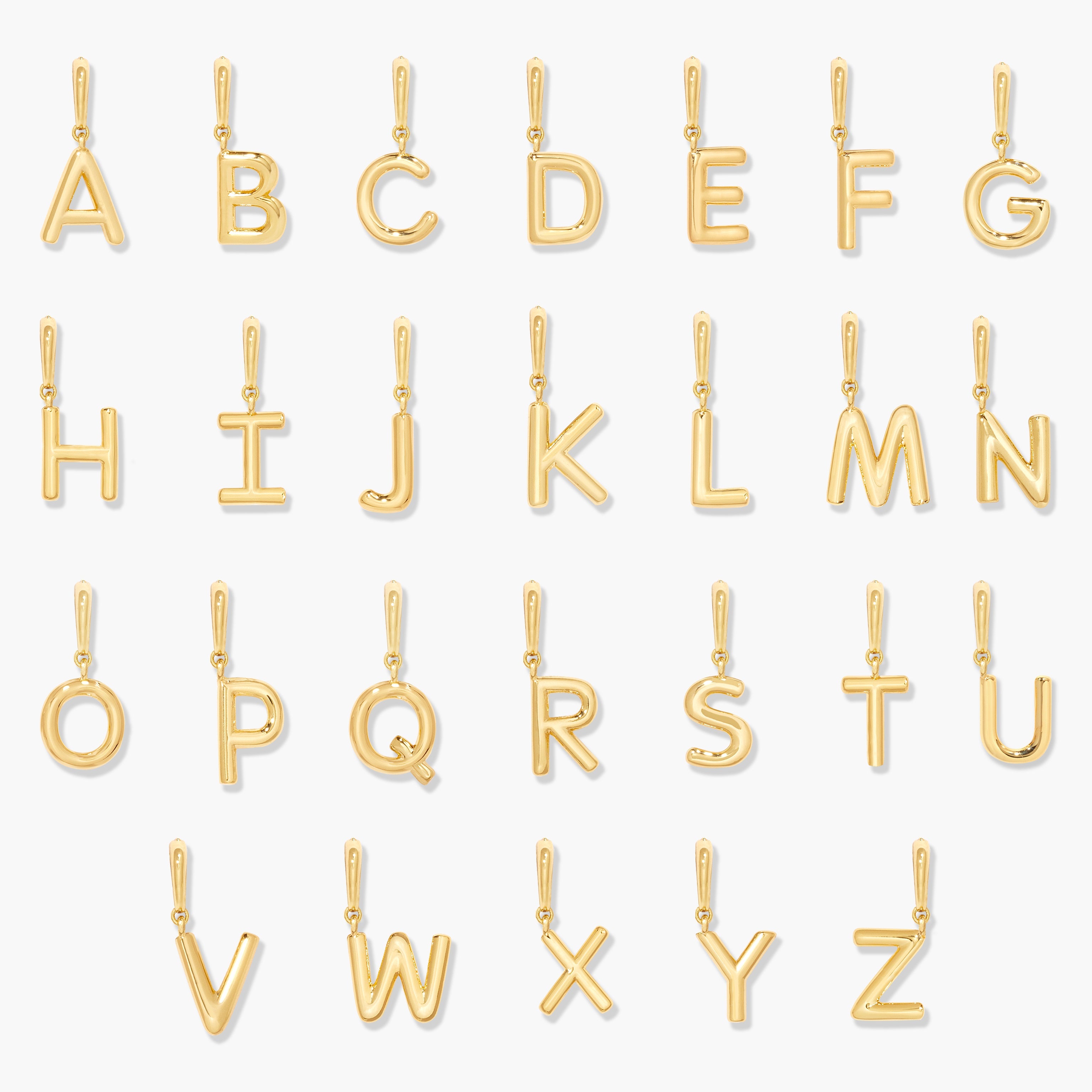 14K Gold Liora Initial Charm