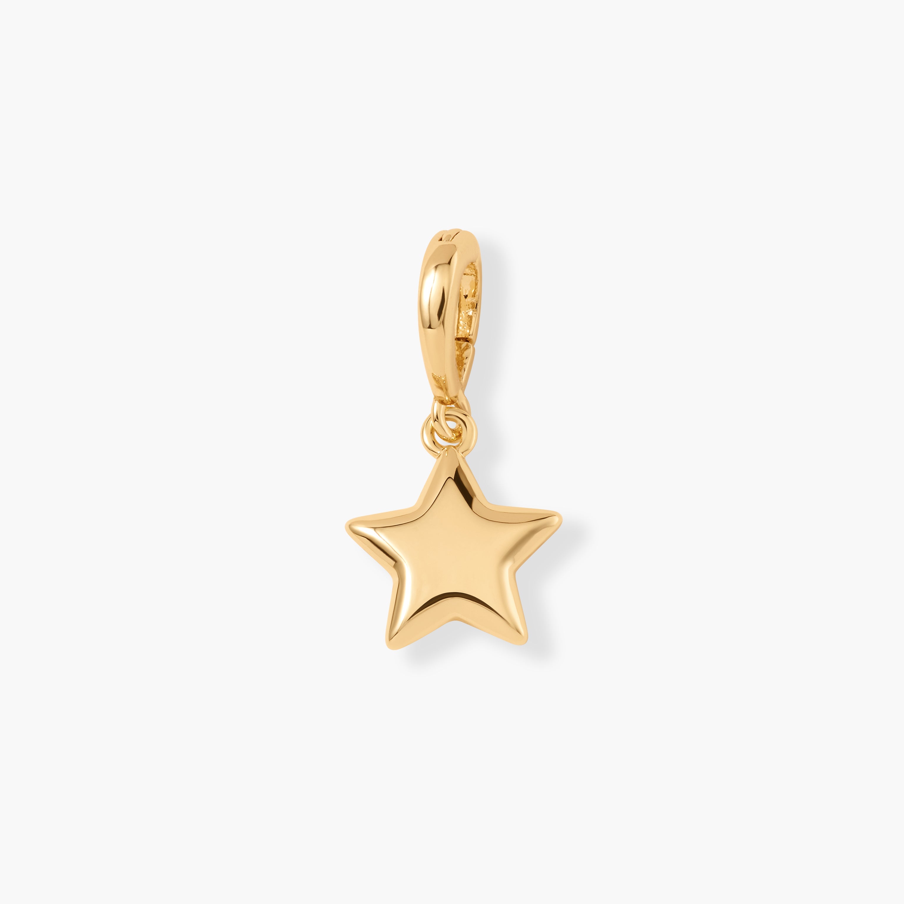 14K Gold Lyra Star Charm