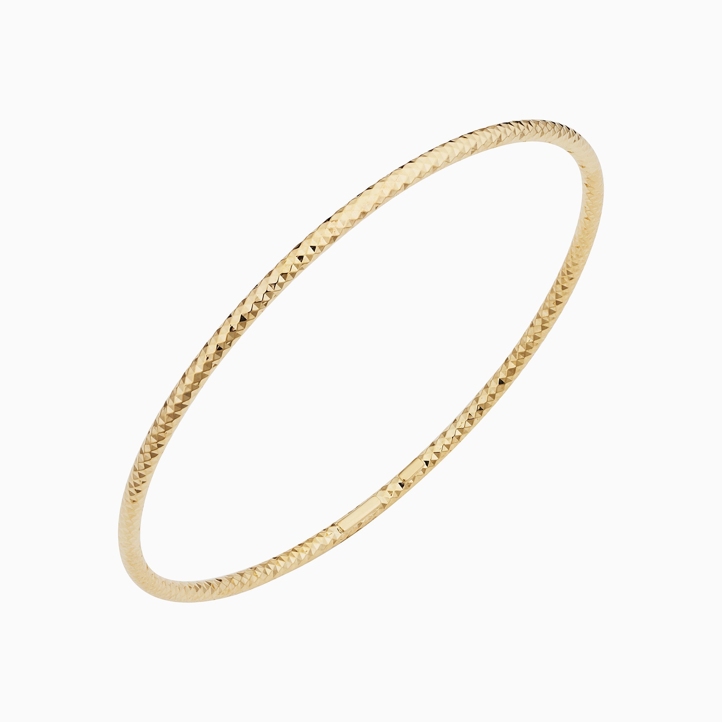 10K Gold Skyline Bangle