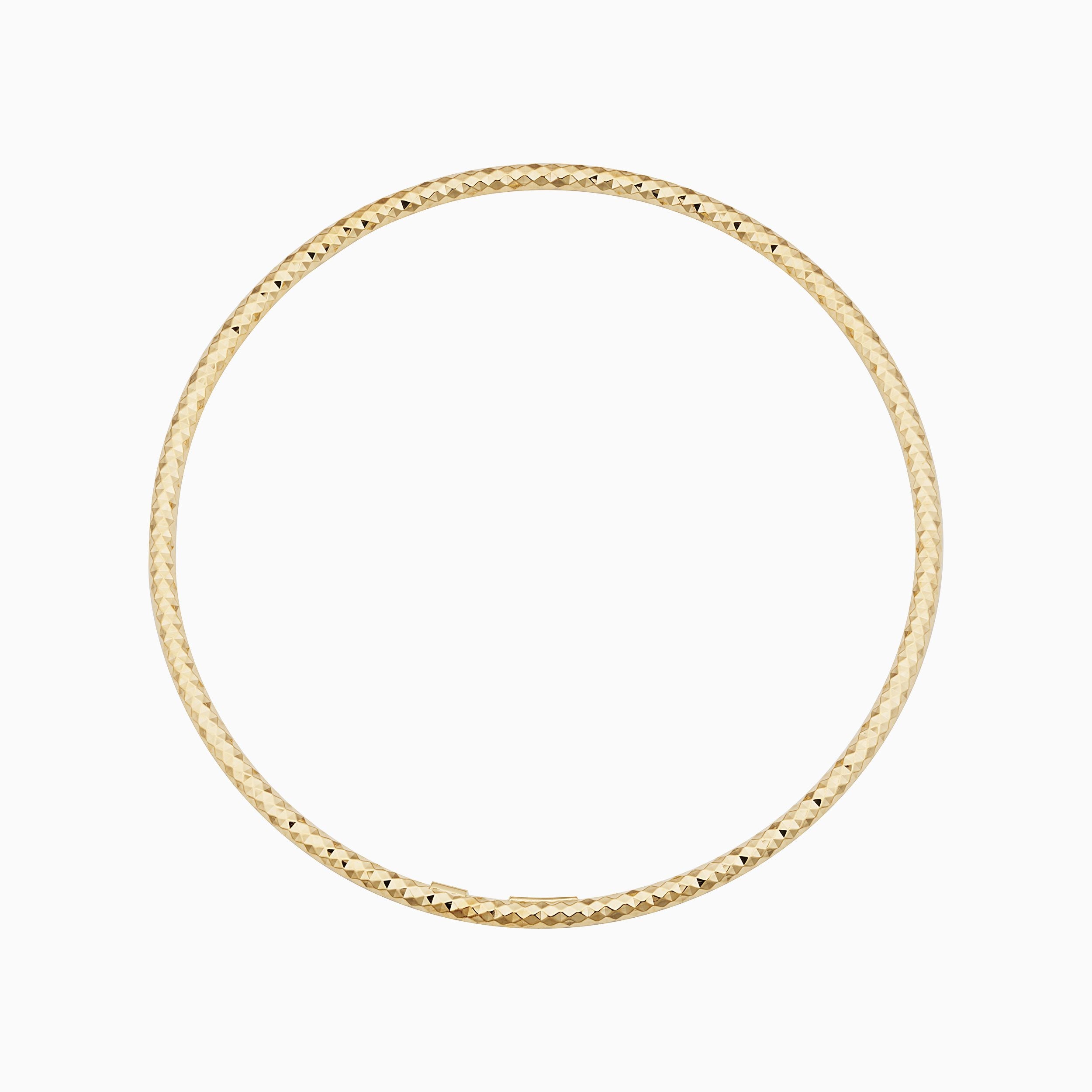 10K Gold Skyline Bangle
