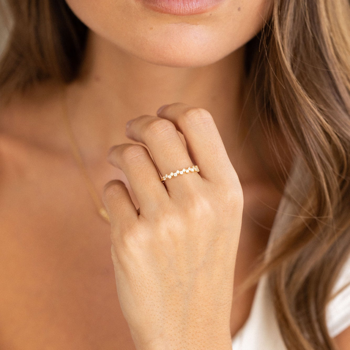 14K Gold Liora Diamond Ring