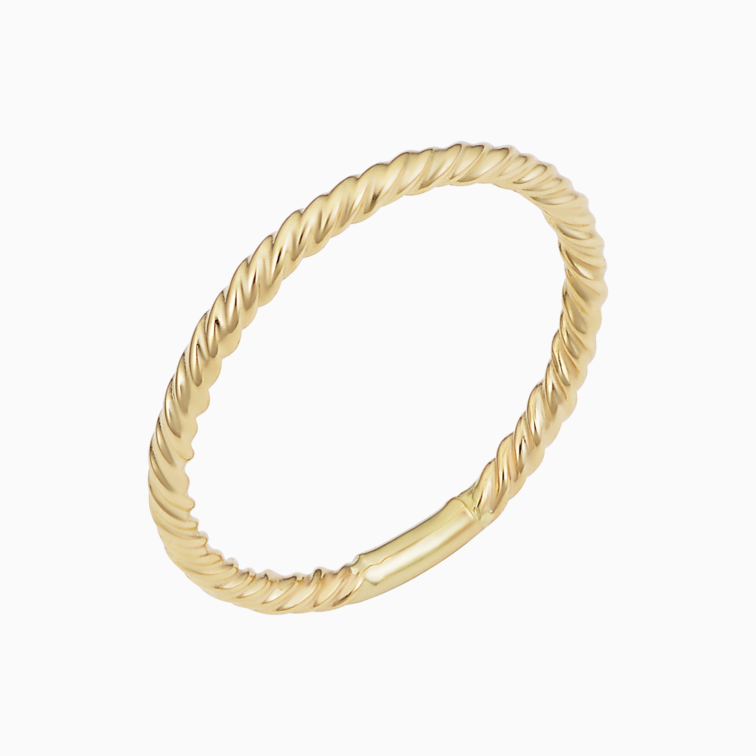 10K Gold Dawn Twisted Ring