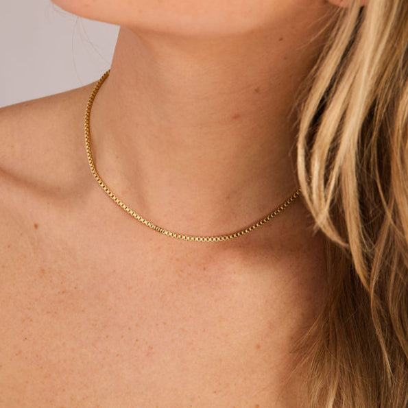 14K Gold Celine Choker